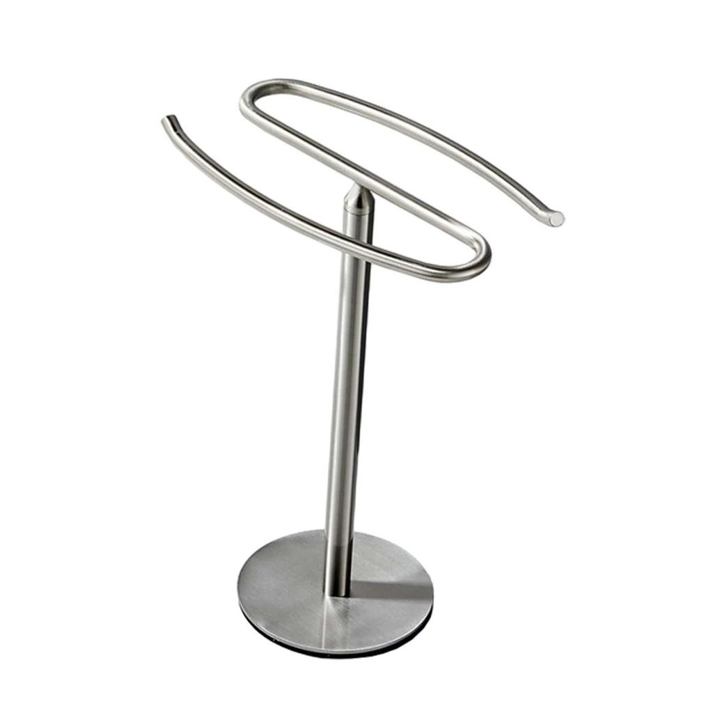 Hand Towel Stand Watch Holder Rust Resistant Antiskid Bottom Multipurpose Height 31cm Space Saving for Dressing Tables Accessory