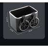 Car Armrest Storage Box, Car Armrest Storage Box with 2 Cup Holders, Armrest Storage Box for Your Car, (1Pcs-Black)