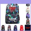 A102 Mochila de Tela Oxford Stranger Things Con Colores Dulces Impermeable y Duradera Ideal Para Adolescentes y Viajeros Personajes)