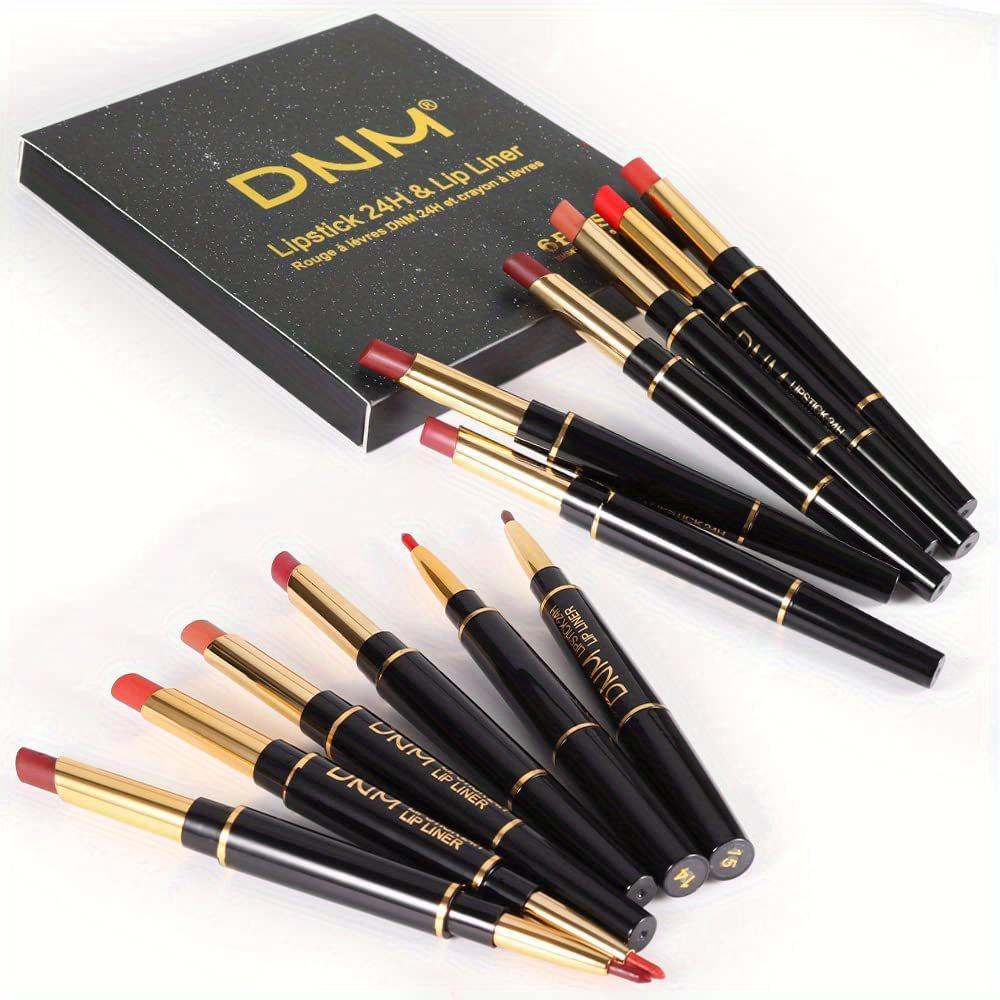 Chestnut Nude Brown Lip Liner and Lipstick Set Kit for Women Matte Lips Kit with Lip Liner Lip Stains Long Lasting Waterproof