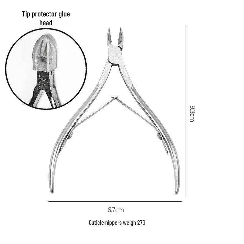 Нержавеющая сталь Кусачки для кутикулы и кусачки для вросших ногтей на ногах - Инструмент для маникюра с дизайном «Клюв орла»