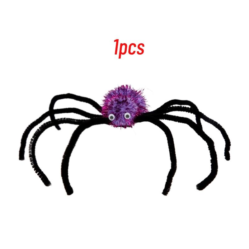 

Хэллоуин Заколки для волос Пауки Сделай сам Форма ноги Клешня Женщины Девушки Вечеринка Косплей Макияж фиолетовый
