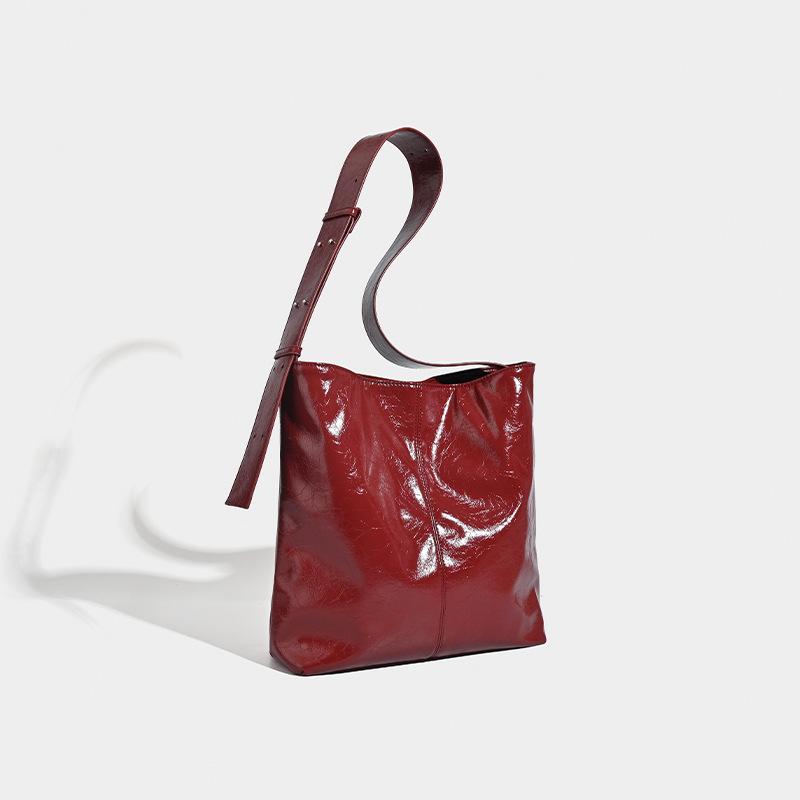 Niche Design Premium Sense Tote Bag Taška přes rameno Retro Dojíždění Velkokapacitní taška Crossbody taška