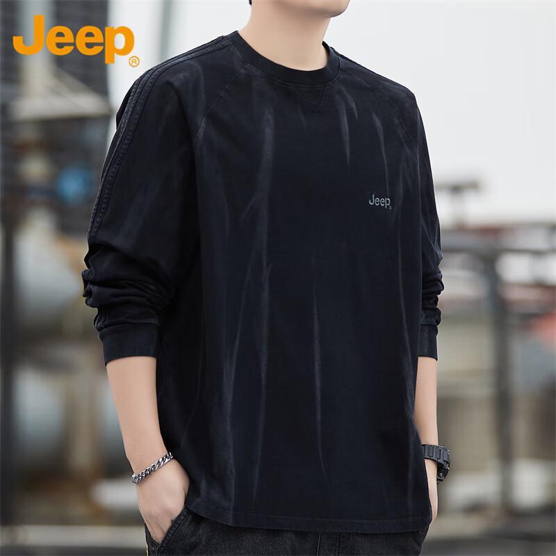 JEEP Men's Casual Long Sleeve T-Shirt