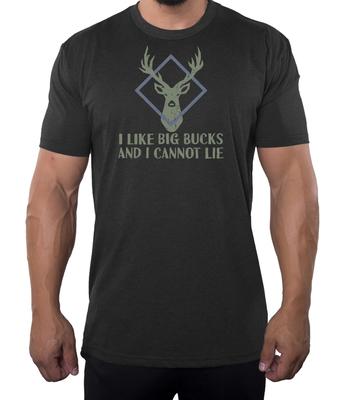 I Like Big Bucks Men's T-Shirts, Funny Graphic Tees, Men's Clever Shirts