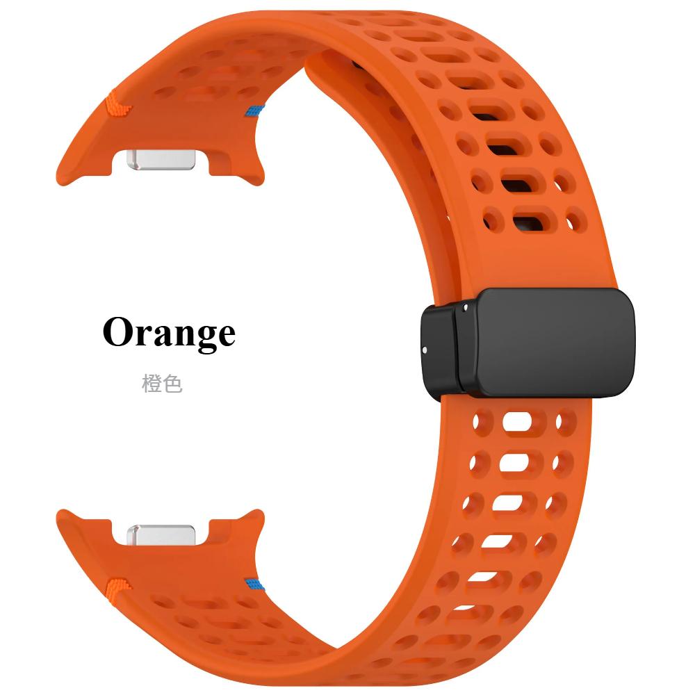 Magnetic Silicone Watch Buckle Strap for Samsung Galaxy Watch 8 Classic 46mm Band for Galaxy Watch 8 44mm 40mm Accessories