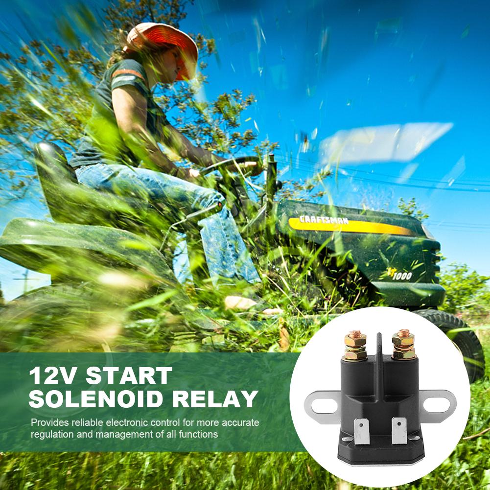 Motorcycle Starter Solenoid Relay 12V Motorcycle Replacement Parts 1134-2962-01 33-335 Zinc Alloy for Riding Lawn Mower Tractor