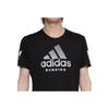 Adidas Runit Round Neck Comfortable Sports Short Sleeve T-Shirt Men Tops Black EC7494