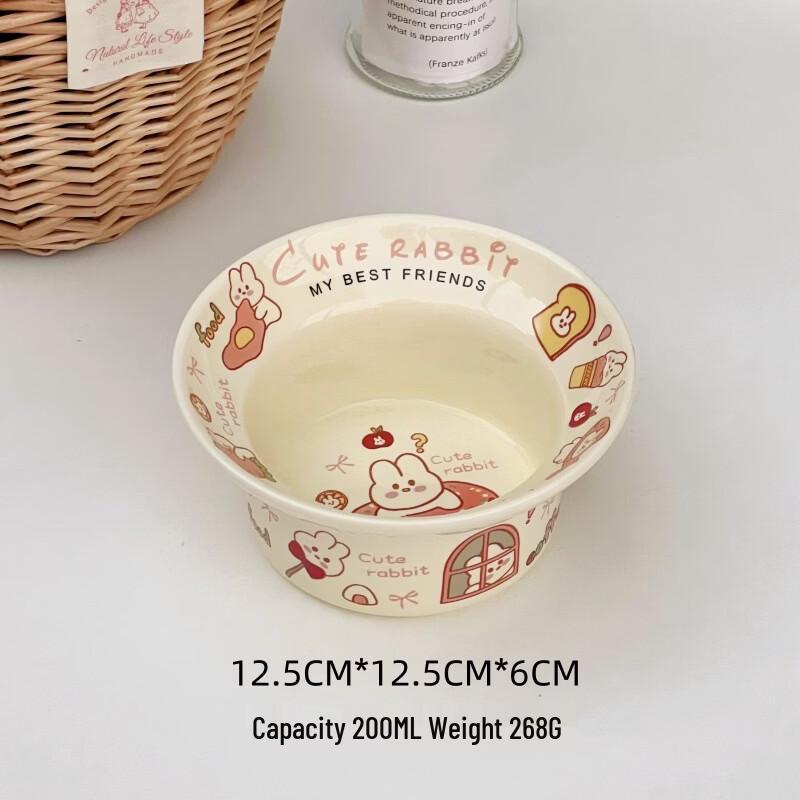 RuHan Cute Cartoon Dessert Ceramic Bowls