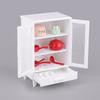 Pretend Play Miniature Storage Lockers 1:12 Scale Doll Display Cabinet  Doll House Accessories