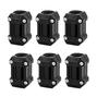 Powerful 6Pcs Motorcycle Bumper Protection Set, Anti-Collision Engine Guard Blocks For 22/25/28Mm Bumpers