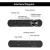 Aluminum Alloy Headphone Amplifiers HiFi Sound Double Gains Switches Adjustable Bass Noise Cancelling Rechargeable Mobile Solution