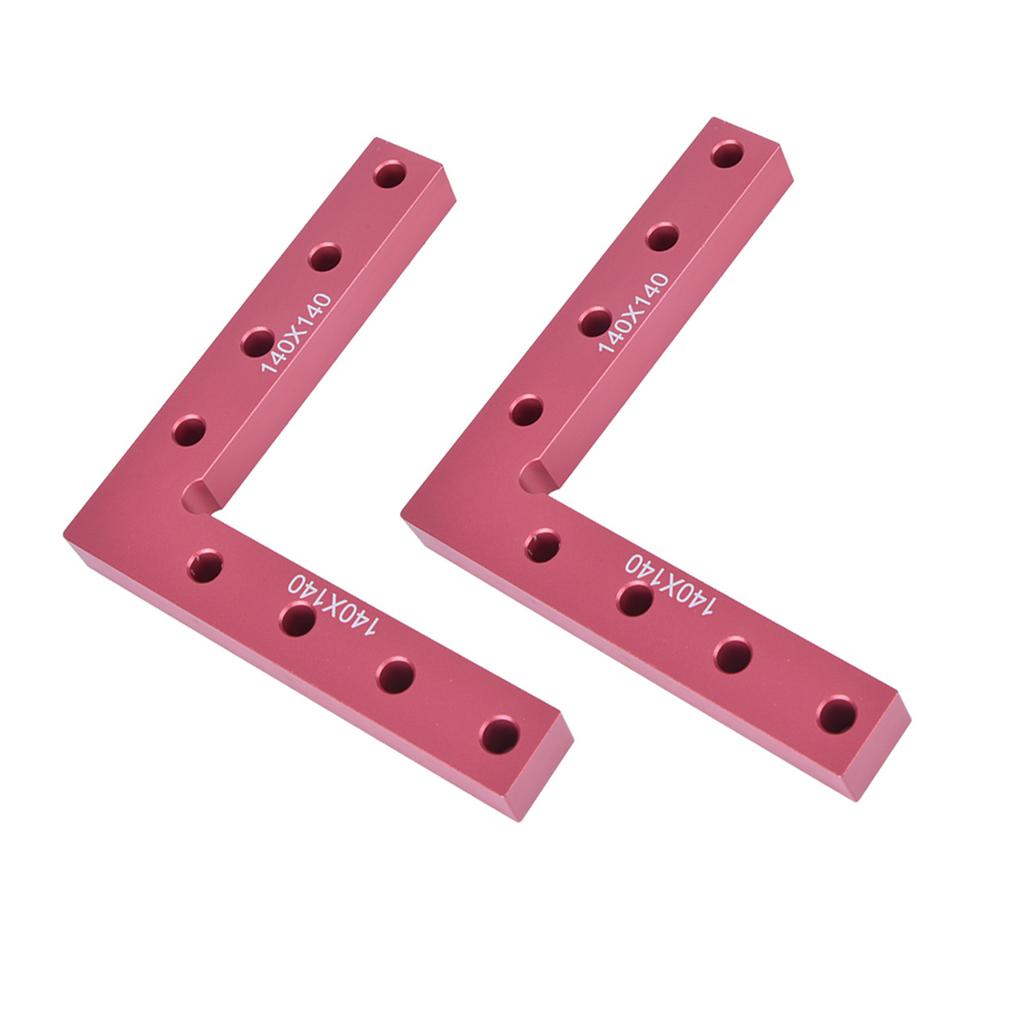 Woodworking Right Angle Fixing Clip L Shape 90 Degrees Ruler Carpenter s Tool(140x140mm)
