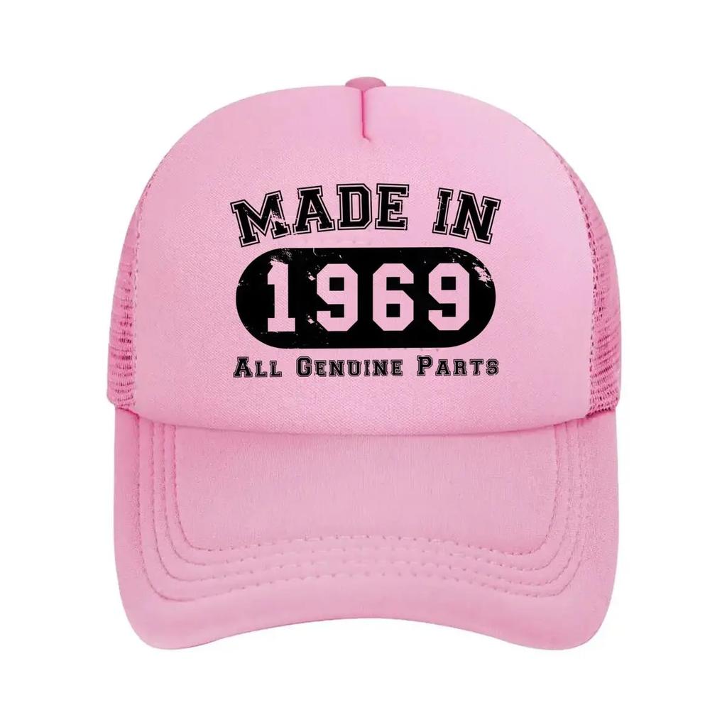 1969 Made Retro - Inspired, Vintage Year Tribute Design Mesh Baseball Cap