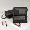 Women Storage Handbags Travel Organizer Cosmetic Bag Mesh Package Makeup Pouch
