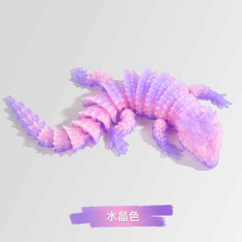 

3D Printed Toys Lizards Animals Figures Model Multi-joint Movable Ornament Decorative Desktop Creativity Novelty Kids Gifts Toy