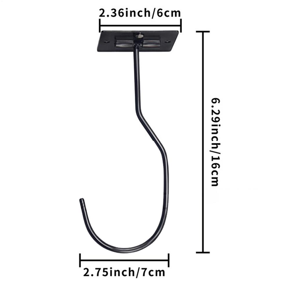 

1 шт. Крючок для бананов под шкаф Легко установить Многоцелевой держатель для бананов Для сохранения свежести бананов или Крючок для других кухонных предметов чёрный
