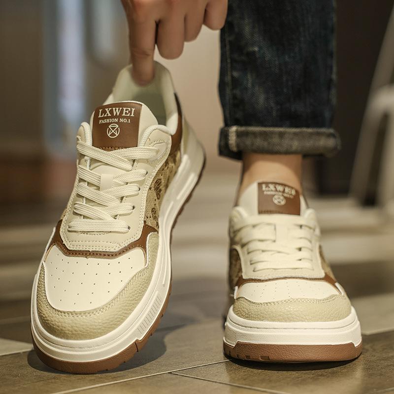 Summer New Breathable Trend Casual Flat Shoes Men's Retro Shoes Versatile Sports Trendy Shoes
