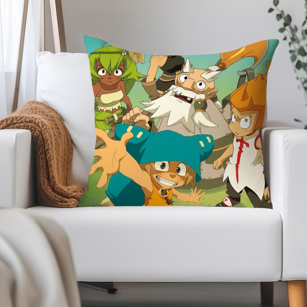 

Чохол для подушки з відеогри W-wakfu Застосовний простір Для гостьових кімнат Інтер єрів Автомобілів Офісу Декору будинку 12x12Inch