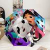 Colorful Friends Dollhouse Umbrella 8-Frame for Travel, Camping, Casual Lightweight Portable Umbrella, Essential for Every Family Holidays Gift