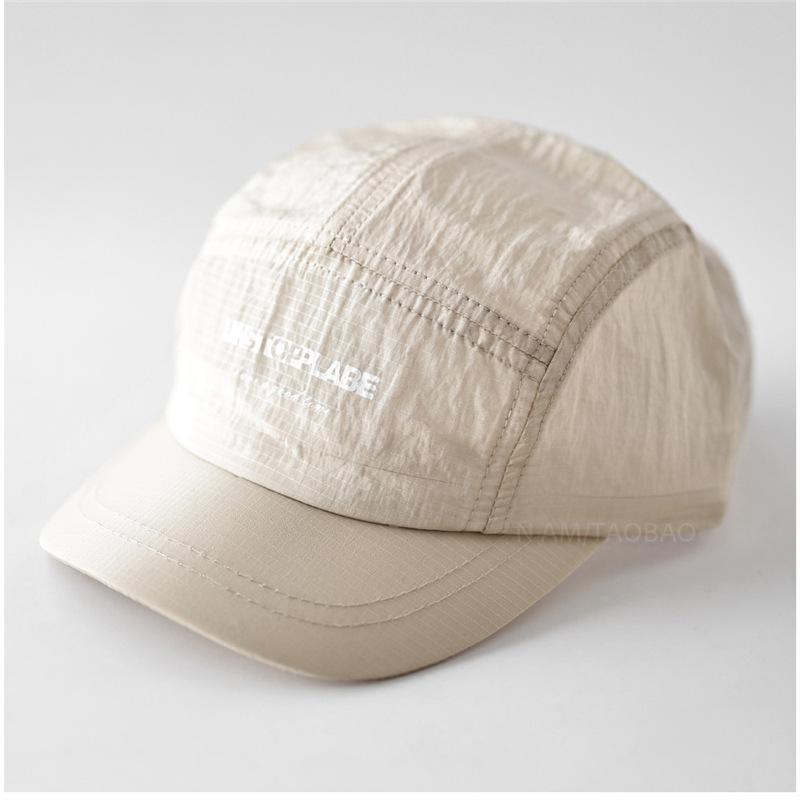 Fashion Hat summer new offset printing letters ultra-thin quick-drying short-brimmed baseball cap for men and women couples breathable sunshade sports
