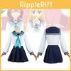 Elegant Polyester Cosplay Costume For Anime Fans Ideal For Summer Conventions