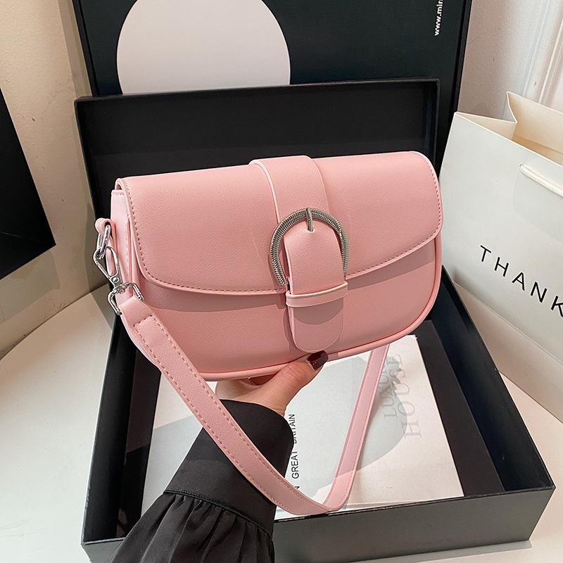 Summer New Niche Fashion Popular Versatile Pin Buckle Small Square Bag Single Shoulder Oblique Span Women's Bag