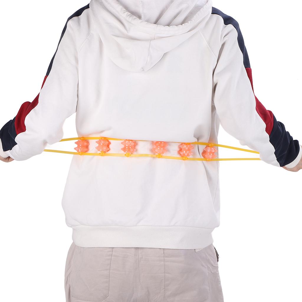 Back Massage Roller Rope Professional Household Portable Fatigue Relief Shoulder Waist Massage Tool