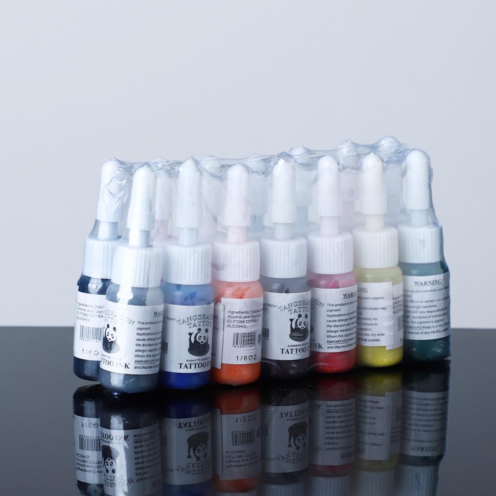 Tattoo Artist 54-Color 5ml Water-Based Ink Set for Semi-Permanent Designs