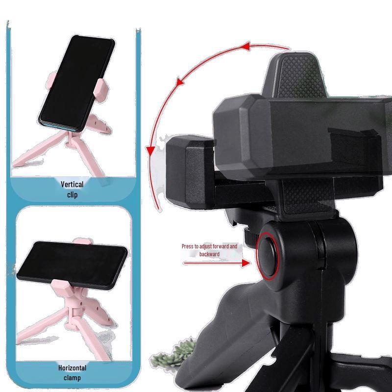 Foldable Multi-functional Tripod & Selfie Stick for Mobile Phones - Ideal for Watching Videos, Online Classes, and Live Broadcasts