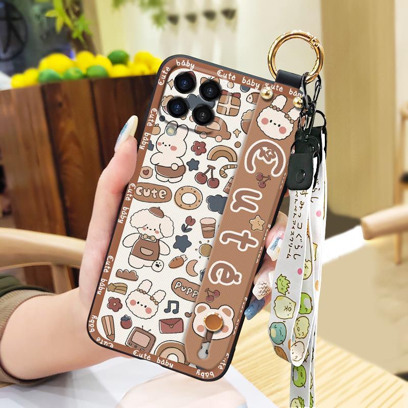 Cartoon Kickstand Phone Case For Samsung Galaxy M33 5G Global/SM-M336B/DS/Jump2 Soft case Anti-dust Dirt-resistant Cute