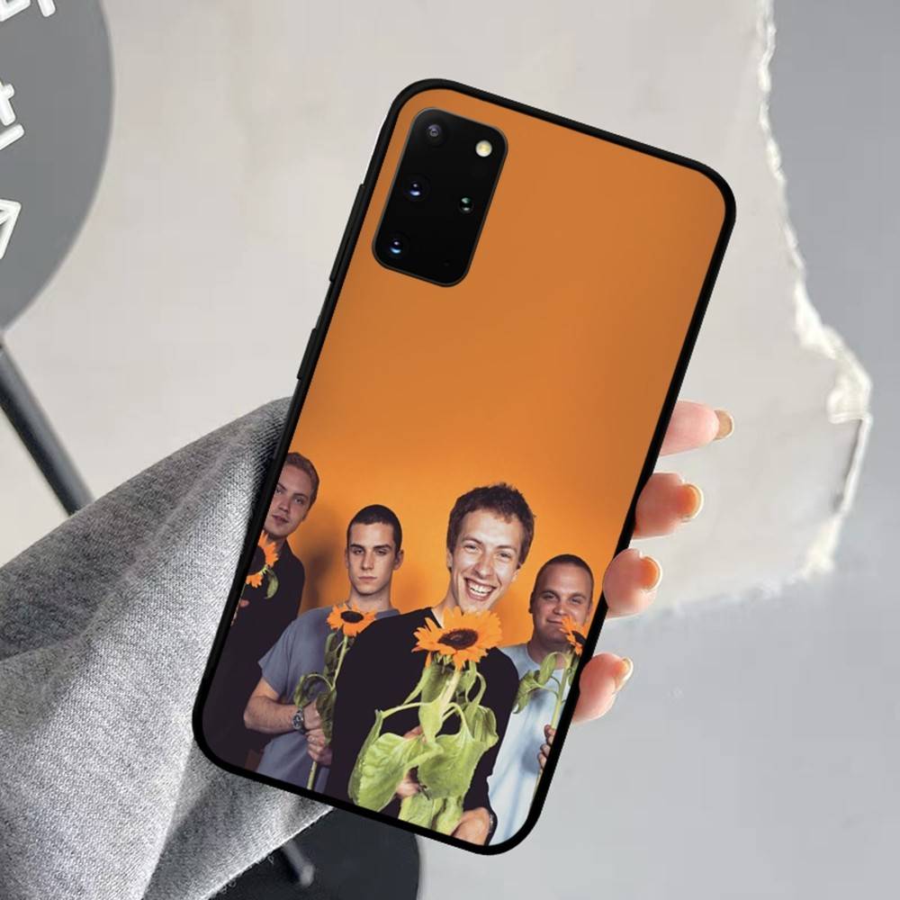 Moon Music Coldplay Band Phone Case For Samsung S 24 Fe 25 Ultra Plus 20 Lite 21 30 22 23 24 22 Ultra 5G Fundas