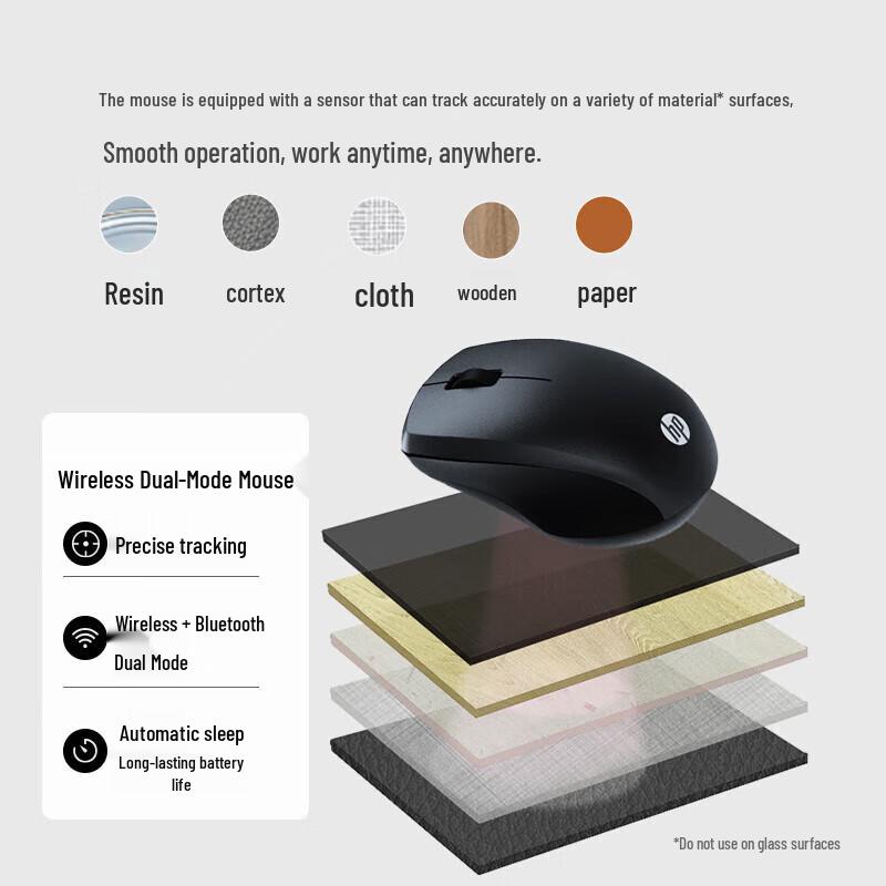 HP FM530A Wireless Bluetooth Dual-Mode Mouse