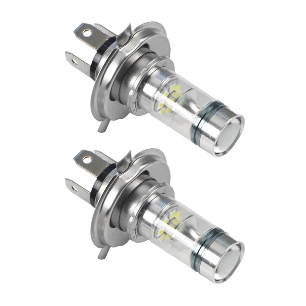 2x 8000K High Power H4 HB2 COB LED Fog Driving Headlight Light Bulb White