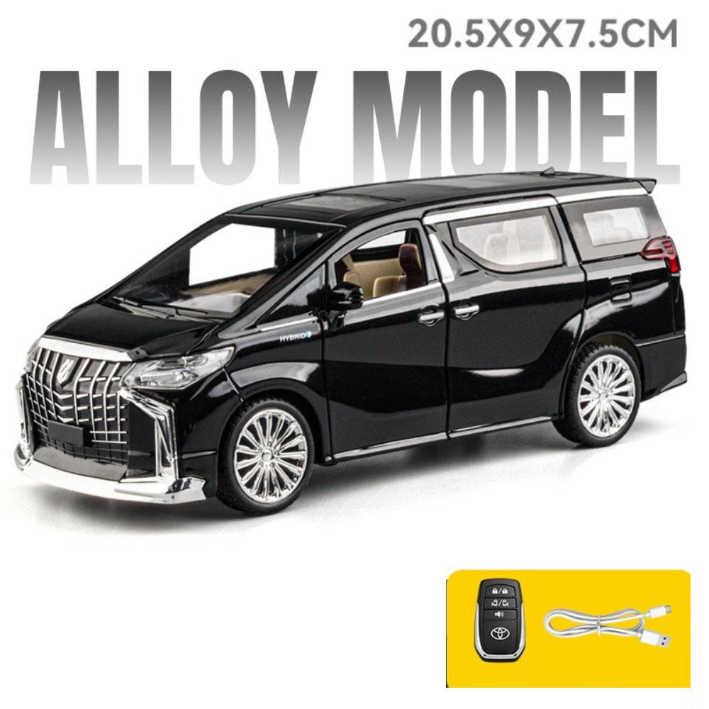 

1:24 Alphard VS680 Remote-controlled Car Model Toy Models Alloy Body Rubber Tires Business Vehicle Models Music Light Gifts