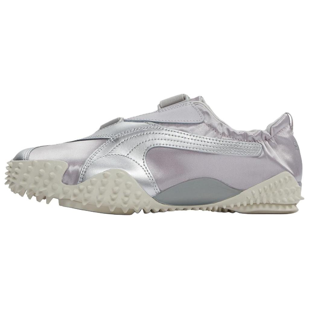 PUMA Silver Satin Ribbon Retro Sneakers Low Top Unisex 399827-03
