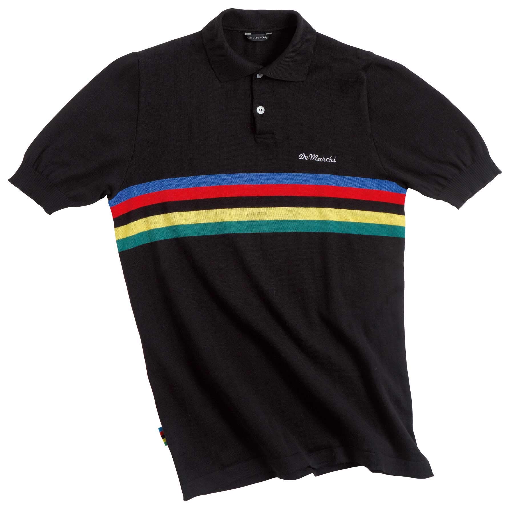

De Marchi Cycling Polo Campion D5SMCDM25141 Shirt, Polo, Black, Medium, чёрный