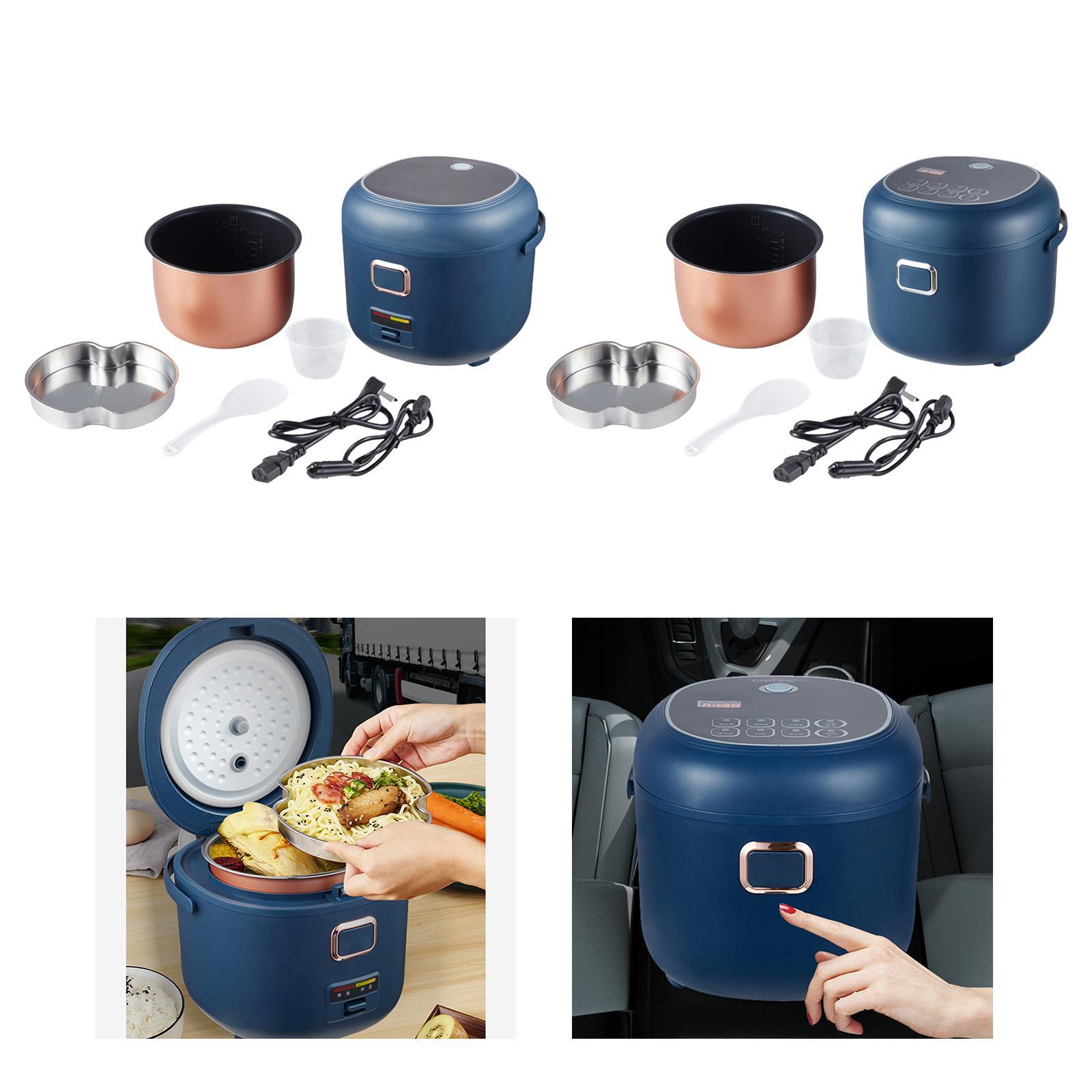 Электрическая рисоварка 2 л Мини Многофункциональная пароварка для автофургонов — фото 5