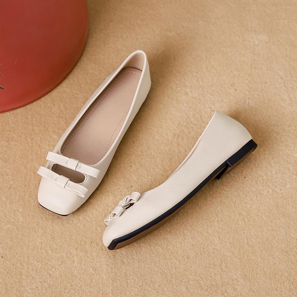 Zapatos Planos Mujer Lazo Mariposa Zapatos Suela Plana para Mujer Planos 2025 Nuevo Boca Baja Suela Blanda Zapatos Mujer Sapatos Femininos
