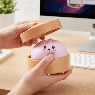 Cartoon Animal Dumpling Anti Stress Ball Squishy Fidget Toys Soft Flour Ball Bun Vent Sensory Release Squeeze Toy For Kids Gift