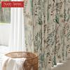 1PC Nuan Series Natural Hand-painted Printed Curtains Nordic Ins Style Blackout Curtains for Bedroom Living Room Balcony Window for Home Decor