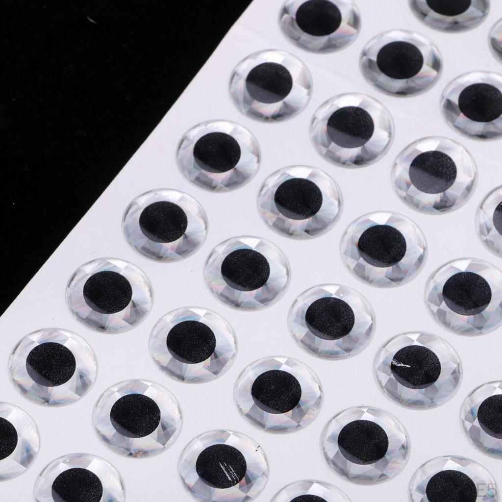 100pcs Fishing Lure Eyes 3D Fish Artificial Baits