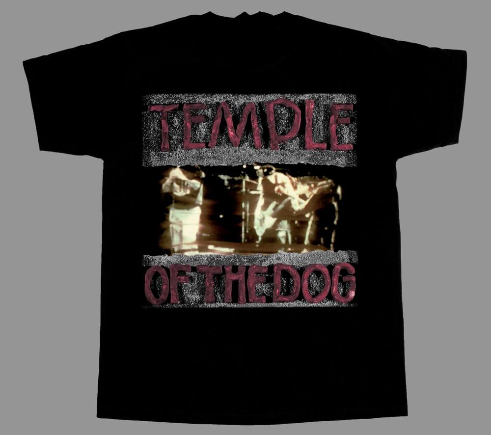 Vtg TEMPLE OF THE DOG SOUNDGARDEN Cotton Black Unisex Full Size Shirt BL090 Unisex T-Shirt XXXXL