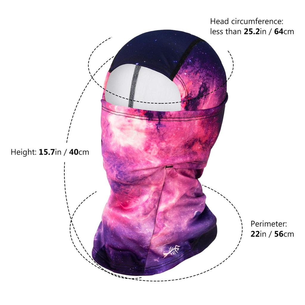 Bassdash Cold Weather and Windproof Hoodie Face Face and Neck Warmer Balaclava, Warmer, Mask,