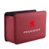 Leather Car Door Storage Box Under Seat Back Trash Bag Interior Organizer For PEUGEOT 206 a 307 308 3008 207 208 407 508 2008 5008