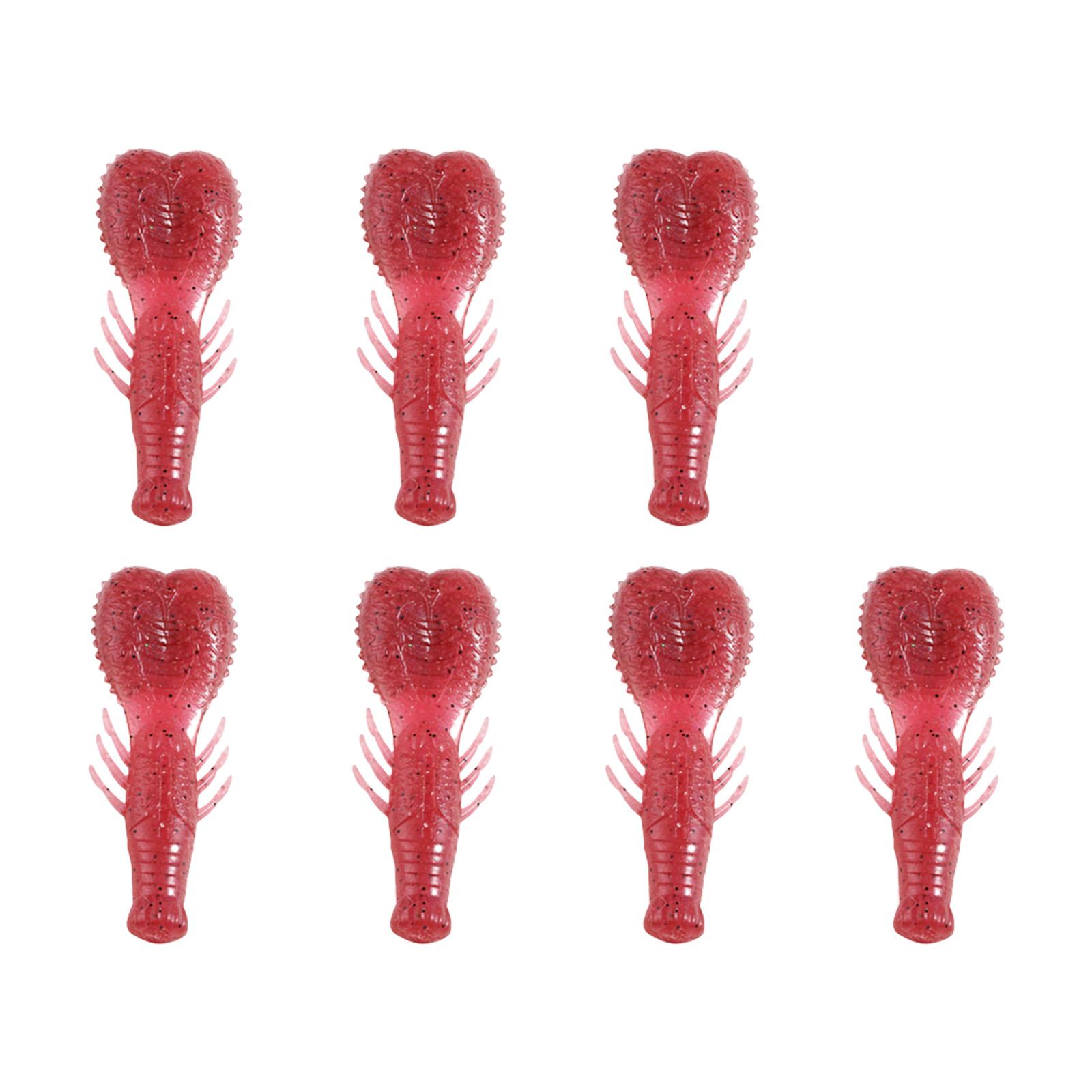 

7 шт. рыболовных приманок 6,2 см 6,7 г тяжелые мягкие приманки для раков для окуня форели искусственные рыболовные снасти Swimbait 4