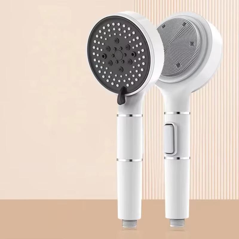 Luxury Black Shower Head Set 5 Functions Handheld Shower Head  Rainfall Showerhead Bathroom High Pressure Hand Shower Head
