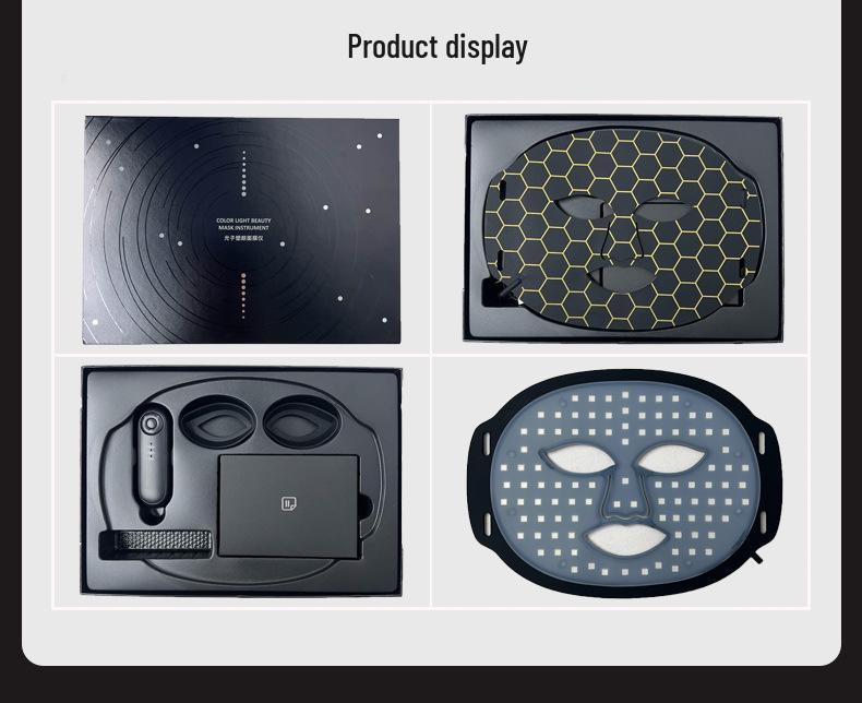 LED Seven-Color Photon Rejuvenation Mask - Beauty Light Therapy Instrument for Home Use