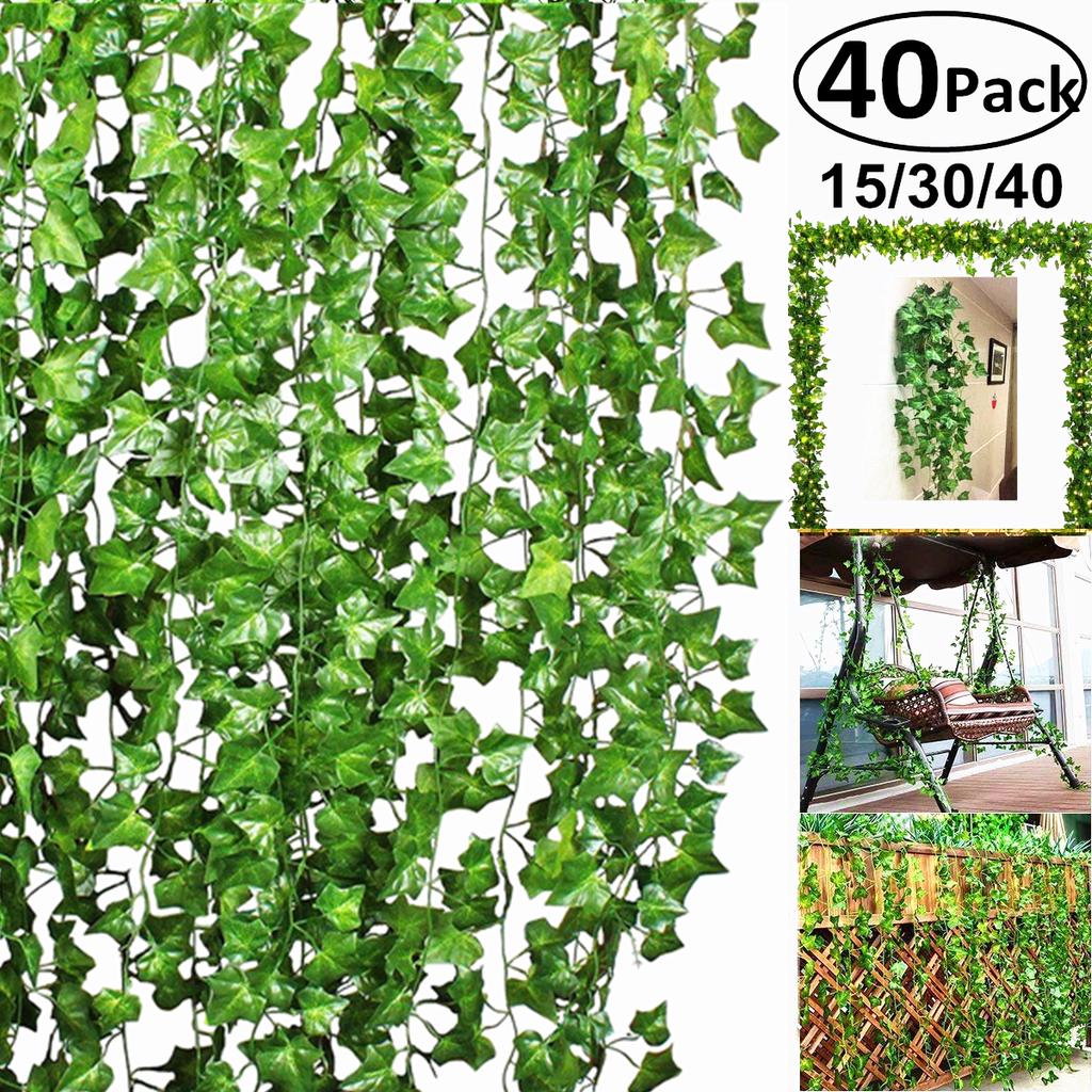 2 Bouquet Fake Ivy Artificial Plant Home Garden Party Wall Hanging Decors 78cm