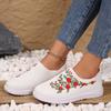 Fashion 2024 Women Sneakers Breathable Floral Comfort Soft Solid Color Fashion Lightweight Shoes for Women
